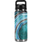 Turquoise Watercolor Geode YETI Rambler 26oz Bottle Skin
