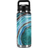 Turquoise Watercolor Geode YETI Rambler 26oz Bottle Skin