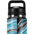 Turquoise Watercolor Geode YETI Rambler 26oz Bottle Skin