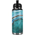 Turquoise Watercolor Geode YETI Rambler 36oz Bottle Skin