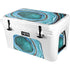 Turquoise Watercolor Geode YETI Tundra 45 Hard Cooler Skin