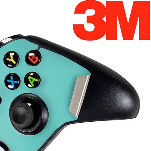 Turquoise Blue Solid Xbox One Controller Skin