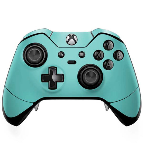 Turquoise Blue Solid Xbox One Elite Controller Skin