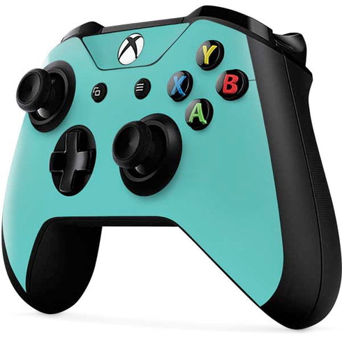 Turquoise Blue Solid Xbox One X Controller Skin