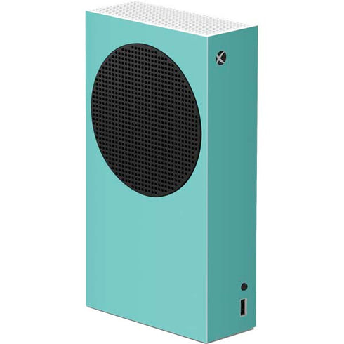 Turquoise Blue Solid Xbox Series S Console Skin