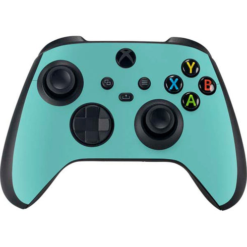 Turquoise Blue Solid Xbox Series X Bundle Skin