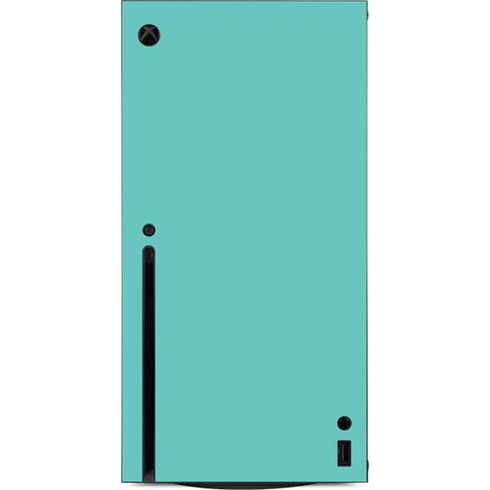 Turquoise Blue Solid Xbox Series X Console Skin