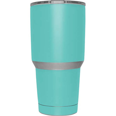Turquoise Blue Solid Yeti 30oz Rambler Tumbler Skin