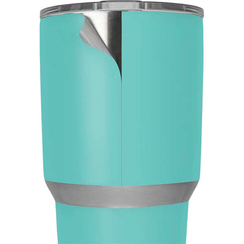 Turquoise Blue Solid Yeti 30oz Rambler Tumbler Skin