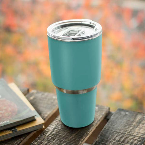 Turquoise Blue Solid Yeti 30oz Rambler Tumbler Skin