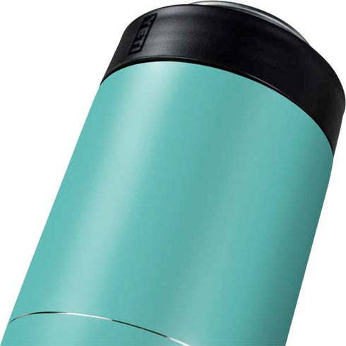 Turquoise Blue Solid Yeti Colster Can Insulator Skin