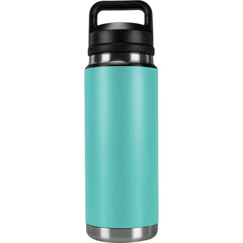 Turquoise Blue Solid YETI Rambler 26oz Bottle Skin