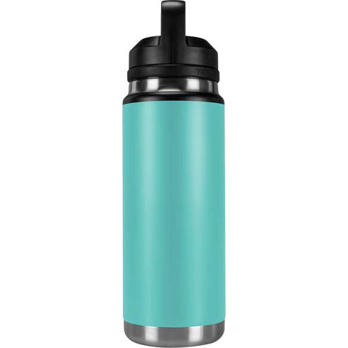 Turquoise Blue Solid YETI Rambler 26oz Bottle Skin