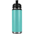 Turquoise Blue Solid YETI Rambler 26oz Bottle Skin