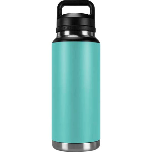 Turquoise Blue Solid YETI Rambler 36oz Bottle Skin