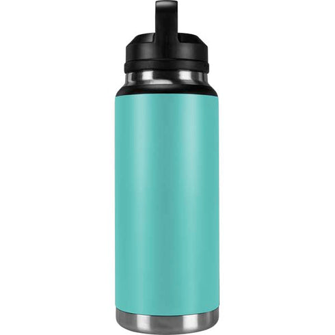 Turquoise Blue Solid YETI Rambler 36oz Bottle Skin