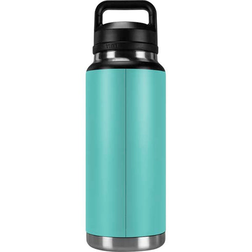 Turquoise Blue Solid YETI Rambler 36oz Bottle Skin