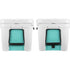 Turquoise YETI Tundra 75 Hard Cooler Skin