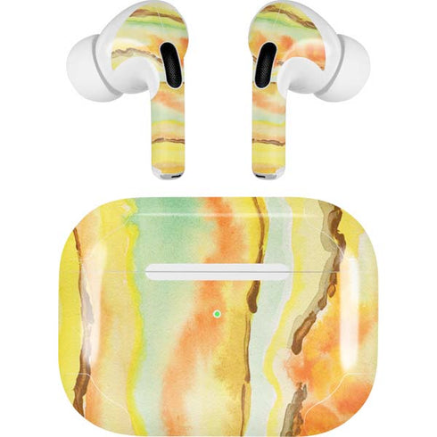 Tuscan Sun Watercolor Geode AirPods Pro 2nd Gen Skin