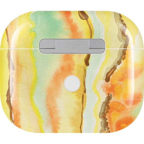 Tuscan Sun Watercolor Geode Apple AirPods (3rd Gen 2021) Skin