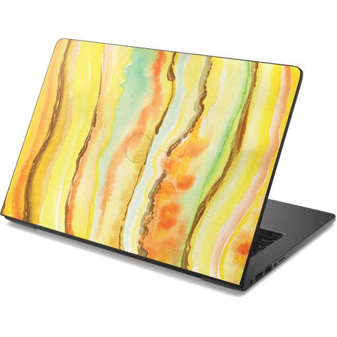 Tuscan Sun Watercolor Geode Dell Chromebook Skin
