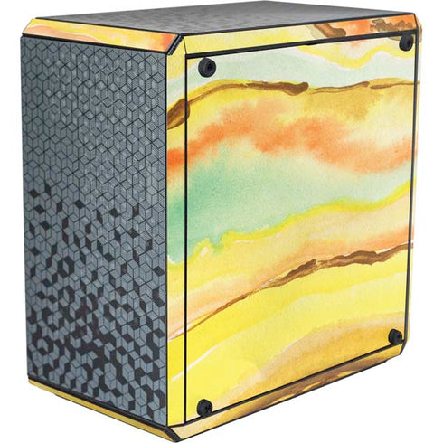 Tuscan Sun Watercolor Geode Cooler Master MasterBox Q300L Mini Tower Skin