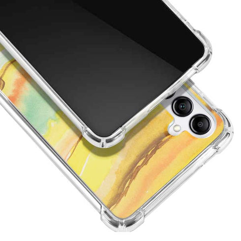 Tuscan Sun Watercolor Geode Galaxy A14 5G Clear Case