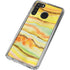 Tuscan Sun Watercolor Geode Galaxy A21 Clear Case