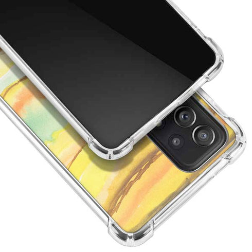 Tuscan Sun Watercolor Geode Galaxy A52 5G Clear Case