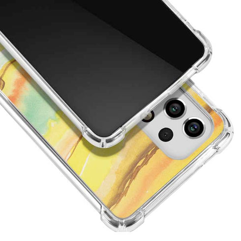 Tuscan Sun Watercolor Geode Galaxy A53 5G Clear Case