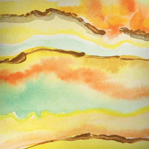 Tuscan Sun Watercolor Geode Galaxy Note 8 Skin