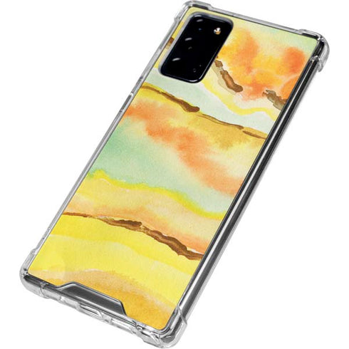 Tuscan Sun Watercolor Geode Galaxy Note20 5G Clear Case