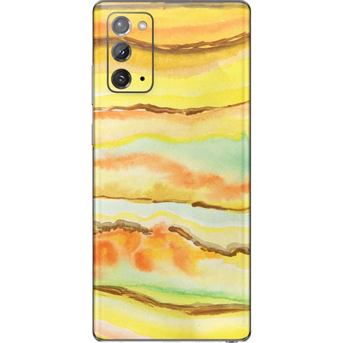 Tuscan Sun Watercolor Geode Galaxy Note20 5G Skin