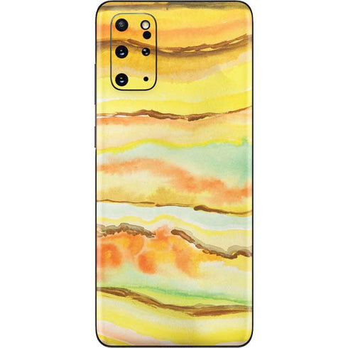 Tuscan Sun Watercolor Geode Galaxy S20 Plus Skin