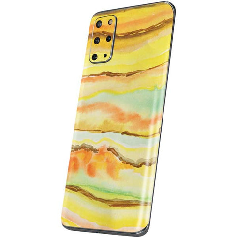 Tuscan Sun Watercolor Geode Galaxy S20 Plus Skin