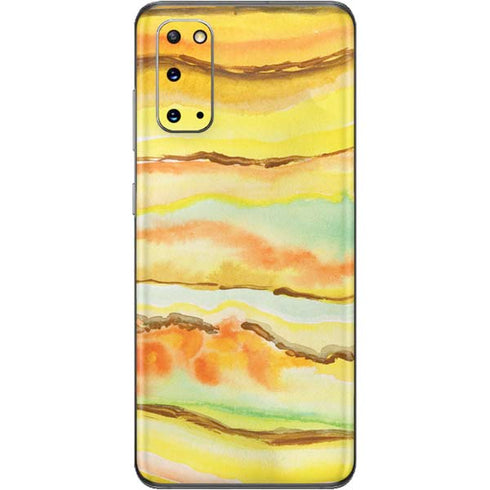 Tuscan Sun Watercolor Geode Galaxy S20 Skin