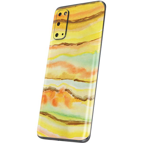 Tuscan Sun Watercolor Geode Galaxy S20 Skin
