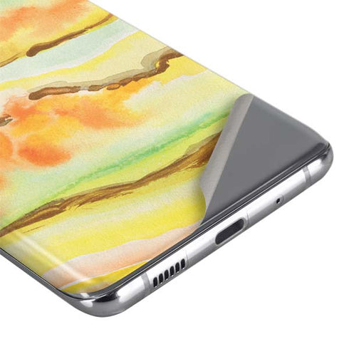 Tuscan Sun Watercolor Geode Galaxy S20 Skin