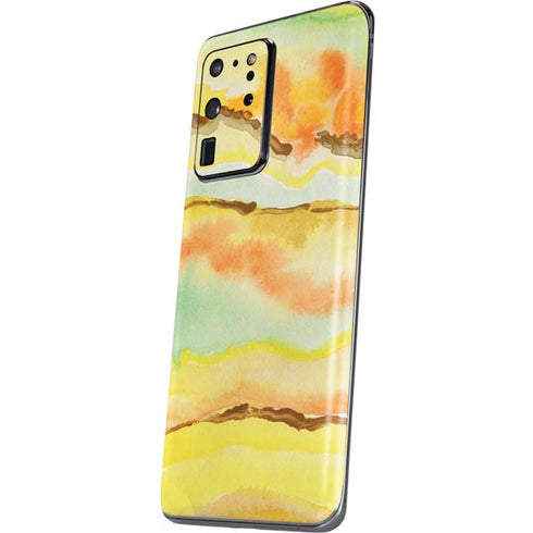Tuscan Sun Watercolor Geode Galaxy S20 Ultra 5G Skin