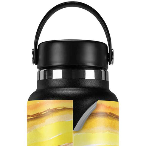 Tuscan Sun Watercolor Geode Hydro Flask 32oz Wide Mouth Skin