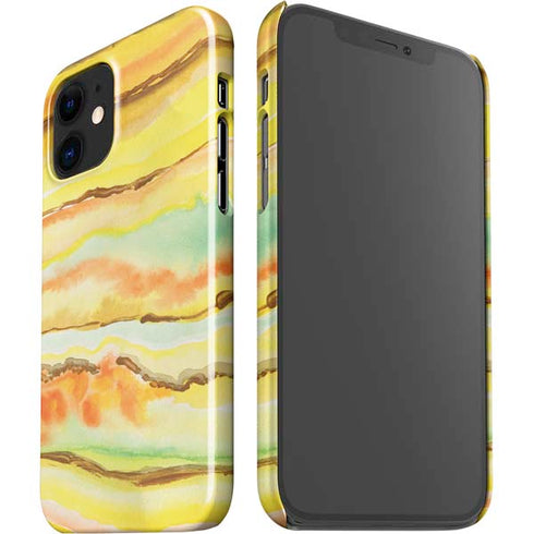 Tuscan Sun Watercolor Geode iPhone 12 Mini Lite Case