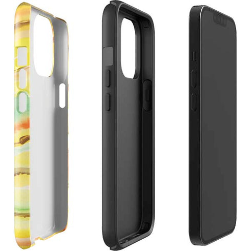 Tuscan Sun Watercolor Geode iPhone 13 Pro Max Impact Case