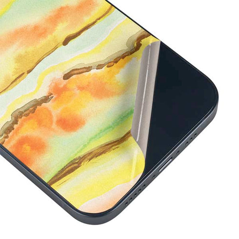 Tuscan Sun Watercolor Geode iPhone 14 Plus Skin