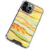 Tuscan Sun Watercolor Geode iPhone 15 Pro Clear Case