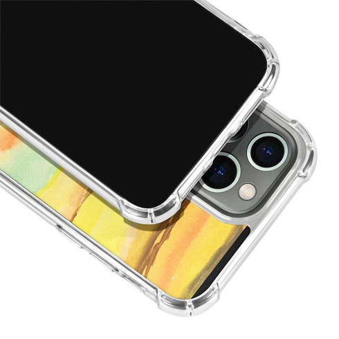 Tuscan Sun Watercolor Geode iPhone 14 Pro Max Clear Case