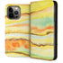 Tuscan Sun Watercolor Geode iPhone 15 Pro Max Folio Case