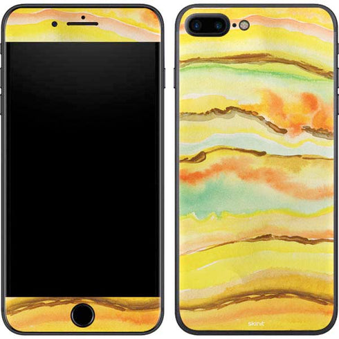 Tuscan Sun Watercolor Geode iPhone 8 Plus Skin