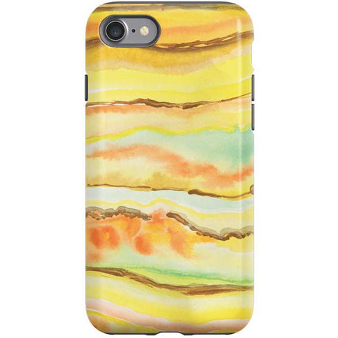 Tuscan Sun Watercolor Geode iPhone SE (2nd & 3rd Gen) Pro Case
