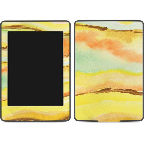 Tuscan Sun Watercolor Geode Amazon Kindle Skin