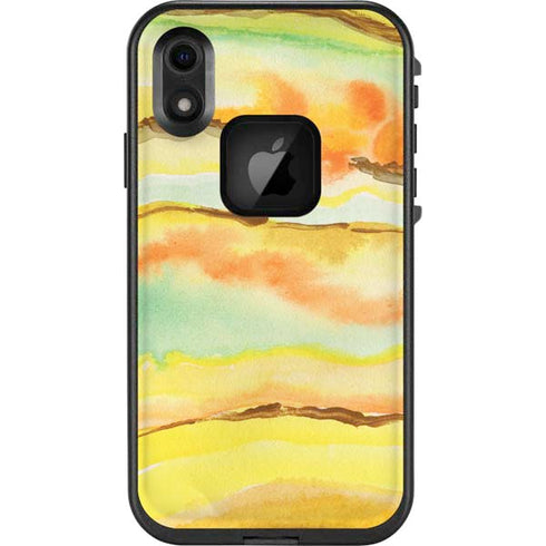 Tuscan Sun Watercolor Geode LifeProof Fre iPhone Skin